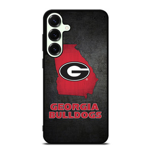 GEORGIA BULLDOGS SYMBOL METAL Samsung Galaxy S25 Plus Case Cover