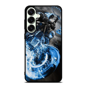 GHOST RIDER BLUE FIRE Samsung Galaxy S25 Plus Case Cover GHOST RIDER BLUE FIRE Samsung Galaxy S25 Plus Case Cover