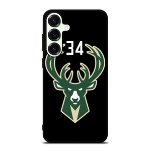 GIANNIS ANTETOKOUNMPO MILWAUKEE BUCKS LOGO Samsung Galaxy S25 Plus Case Cover