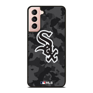 CHICAGO WHITE SOX BASEBALL BLACK CAMO Samsung Galaxy S21 Case Cover