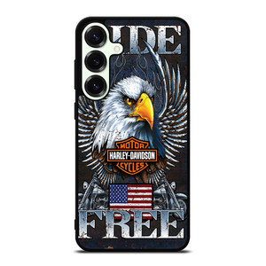 HARLEY DAVIDSON FREE RIDE EAGLE Samsung Galaxy S25 Plus Case Cover