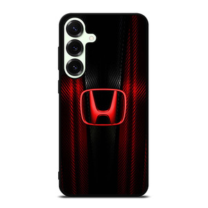 HONDA LOGO RED CARBON Samsung Galaxy S25 Plus Case Cover