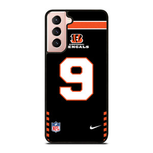 CINCINNATI BENGALS JOE BURROW 9 NFL NIKE Samsung Galaxy S21 Case Cover