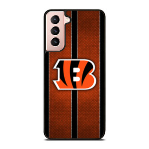 CINCINNATI BENGALS NFL METAL STRIPE Samsung Galaxy S21 Case Cover CINCINNATI BENGALS NFL METAL STRIPE Samsung Galaxy S21 Case Cover