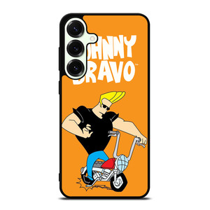 JOHNNY BRAVO CARTOON RIDING BIKE Samsung Galaxy S25 Plus Case Cover