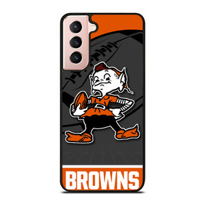 CLEVELAND BROWNS NFL TEAM Samsung Galaxy S21 Case Cover CLEVELAND BROWNS NFL TEAM Samsung Galaxy S21 Case Cover