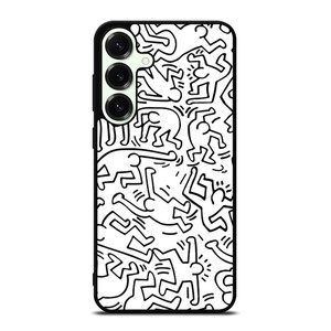 KEITH HARING BLACK WHITE Samsung Galaxy S25 Plus Case Cover KEITH HARING BLACK WHITE Samsung Galaxy S25 Plus Case Cover