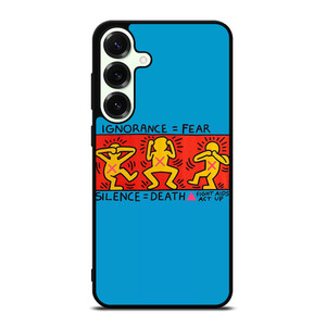 KEITH HARING SILENCE DEATH Samsung Galaxy S25 Plus Case Cover KEITH HARING SILENCE DEATH Samsung Galaxy S25 Plus Case Cover