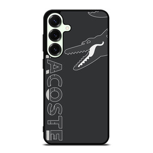 LACOSTE CROCODILE ALL BLACK Samsung Galaxy S25 Plus Case Cover