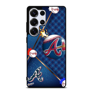 ATLANTA BRAVES LOVE BASEBALL Samsung Galaxy S25 Ultra Case Cover