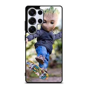 BABY GROOT SKATEBOARD Samsung Galaxy S25 Ultra Case Cover BABY GROOT SKATEBOARD Samsung Galaxy S25 Ultra Case Cover