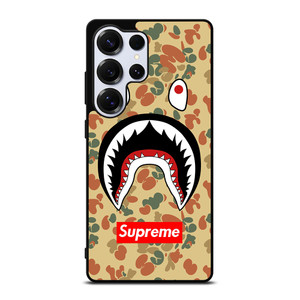 BAPE CAMO SHARK SUPREME Samsung Galaxy S25 Ultra Case Cover BAPE CAMO SHARK SUPREME Samsung Galaxy S25 Ultra Case Cover