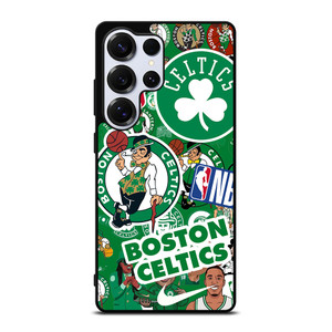 BOSTON CELTICS NBA STICKER BOMB Samsung Galaxy S25 Ultra Case Cover