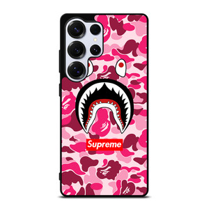 CAMO BATHING APE SUPREME PINK Samsung Galaxy S25 Ultra Case Cover CAMO BATHING APE SUPREME PINK Samsung Galaxy S25 Ultra Case Cover