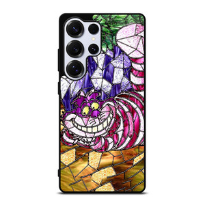 CHESHIRE CAT STAINED GLASS Samsung Galaxy S25 Ultra Case Cover