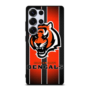CINCINNATI BENGALS METAL SYMBOL Samsung Galaxy S25 Ultra Case Cover