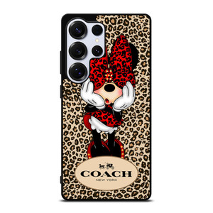 COACH MINNIE MOUSE LEOPARD Samsung Galaxy S25 Ultra Case Cover COACH MINNIE MOUSE LEOPARD Samsung Galaxy S25 Ultra Case Cover