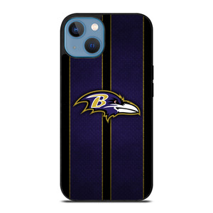 BALTIMORE RAVENS NFL METAL STRIPE iPhone 13 Case Cover BALTIMORE RAVENS NFL METAL STRIPE iPhone 13 Case Cover