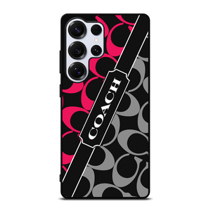 COACH NEW YORK RED WHITE Samsung Galaxy S25 Ultra Case Cover