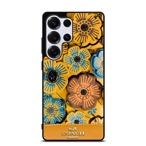 COACH NEW YORK ROSE TEA Samsung Galaxy S25 Ultra Case Cover