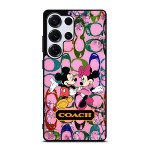 COACH PINK MICKEY MINNIE Samsung Galaxy S25 Ultra Case Cover