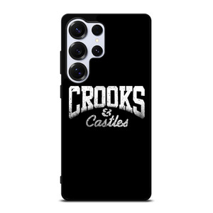 CROOKS AND CASTLES LOGO BLACK Samsung Galaxy S25 Ultra Case Cover