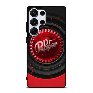 DR PEPPER SODA RED BLACK Samsung Galaxy S25 Ultra Case Cover DR PEPPER SODA RED BLACK Samsung Galaxy S25 Ultra Case Cover
