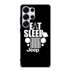 EAT SLEEP JEEP ART Samsung Galaxy S25 Ultra Case Cover