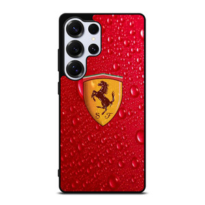FERRARI DROP WATER RED Samsung Galaxy S25 Ultra Case Cover FERRARI DROP WATER RED Samsung Galaxy S25 Ultra Case Cover