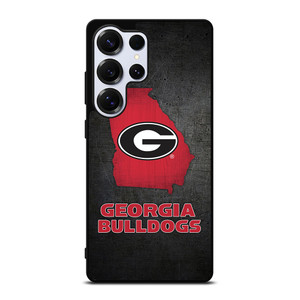 GEORGIA BULLDOGS SYMBOL METAL Samsung Galaxy S25 Ultra Case Cover