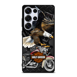 HARLEY DAVIDSON EAGLE METAL LOGO Samsung Galaxy S25 Ultra Case Cover