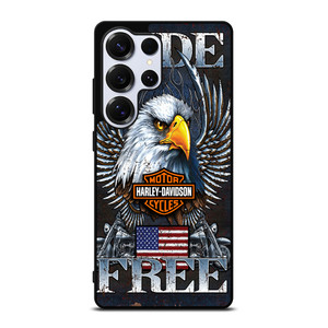 HARLEY DAVIDSON FREE RIDE EAGLE Samsung Galaxy S25 Ultra Case Cover