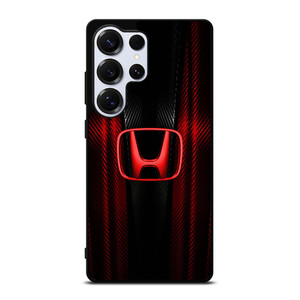 HONDA LOGO RED CARBON Samsung Galaxy S25 Ultra Case Cover