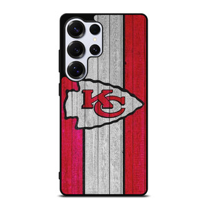 KANSAS CITY CHIEFS WOODEN LOGO Samsung Galaxy S25 Ultra Case Cover