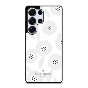 KATE SPADE GREY FLOWER Samsung Galaxy S25 Ultra Case Cover