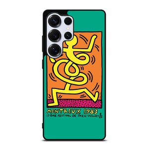 KEITH HARING MONTREUX 1983 Samsung Galaxy S25 Ultra Case Cover KEITH HARING MONTREUX 1983 Samsung Galaxy S25 Ultra Case Cover