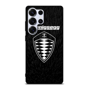 KOENIGSEGG LOGO BLACK PATTERN Samsung Galaxy S25 Ultra Case Cover