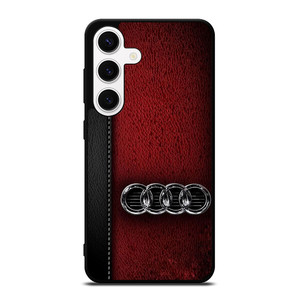 AUDI CAR RED LEATHER Samsung Galaxy S24 Case Cover AUDI CAR RED LEATHER Samsung Galaxy S24 Case Cover