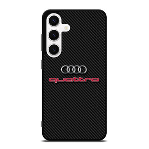 AUDI QUATTRO CARBON LOGO Samsung Galaxy S24 Case Cover AUDI QUATTRO CARBON LOGO Samsung Galaxy S24 Case Cover