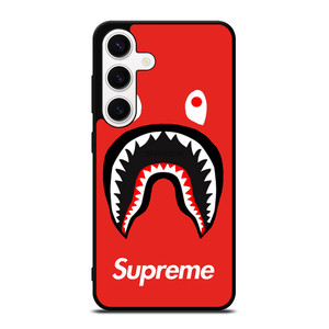 BAPE SHARK SUPREME RED Samsung Galaxy S24 Case Cover BAPE SHARK SUPREME RED Samsung Galaxy S24 Case Cover