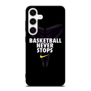 BASKETBALL NEVER STOPS BLACK MAMBA Samsung Galaxy S24 Case Cover BASKETBALL NEVER STOPS BLACK MAMBA Samsung Galaxy S24 Case Cover