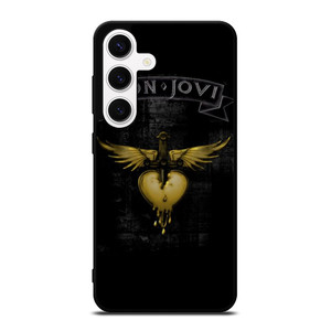 BON JOVI BAND GOLD LOGO Samsung Galaxy S24 Case Cover BON JOVI BAND GOLD LOGO Samsung Galaxy S24 Case Cover