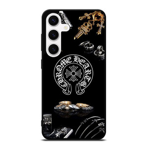 CHROME HEARTS METAL LOGO Samsung Galaxy S24 Case Cover CHROME HEARTS METAL LOGO Samsung Galaxy S24 Case Cover