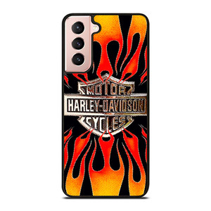 HARLAY DAVIDSON MOTOR FIRE LOGO Samsung Galaxy S21 Case Cover