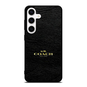 COACH LOGO TEXTURE BLACK Samsung Galaxy S24 Case Cover COACH LOGO TEXTURE BLACK Samsung Galaxy S24 Case Cover