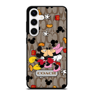 COACH MICKEY MINNIE MOUSE KISS Samsung Galaxy S24 Case Cover COACH MICKEY MINNIE MOUSE KISS Samsung Galaxy S24 Case Cover