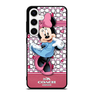 COACH MINNIE MOUSE PINK PATTERN Samsung Galaxy S24 Case Cover COACH MINNIE MOUSE PINK PATTERN Samsung Galaxy S24 Case Cover