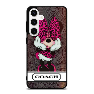 COACH NEW YORK MINNIE MOUSE CUTE Samsung Galaxy S24 Case Cover COACH NEW YORK MINNIE MOUSE CUTE Samsung Galaxy S24 Case Cover