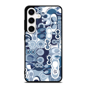 COACH NEW YORK BLUE Samsung Galaxy S24 Case Cover COACH NEW YORK BLUE Samsung Galaxy S24 Case Cover
