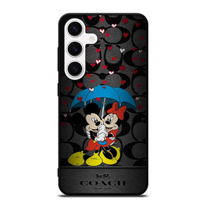 COACH NEW YORK MICKEY MINNIE MOUSE UMBRELLA Samsung Galaxy S24 Case Cover COACH NEW YORK MICKEY MINNIE MOUSE UMBRELLA Samsung Galaxy S24 Case Cover